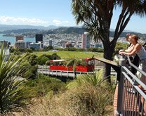 View of Wellington City from the Cable Car Museum