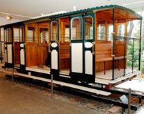 Restored Grip Car 3 at the Cable Car Museum